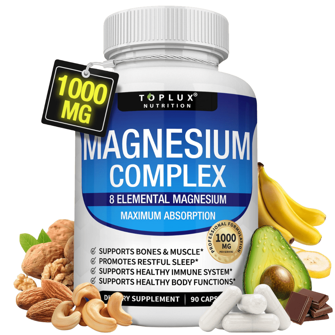 MAGNESIUM COMPLEX® 8 en 1 TOPLUX™ IMPORTADO 🇺🇸 (ORIGINAL)